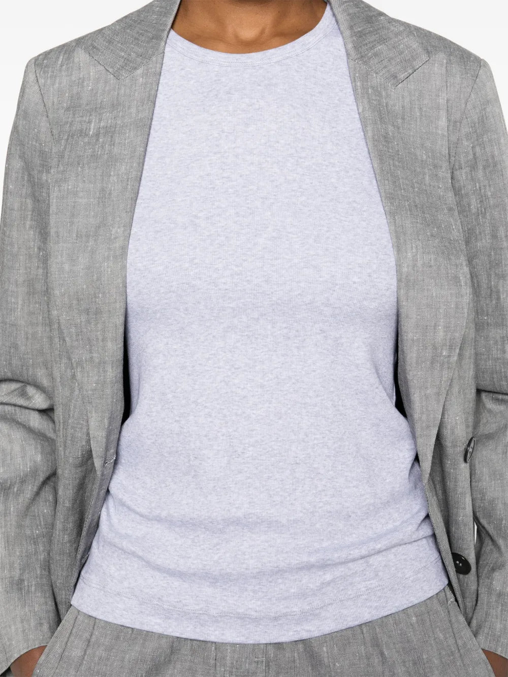 beaded trim-detail top