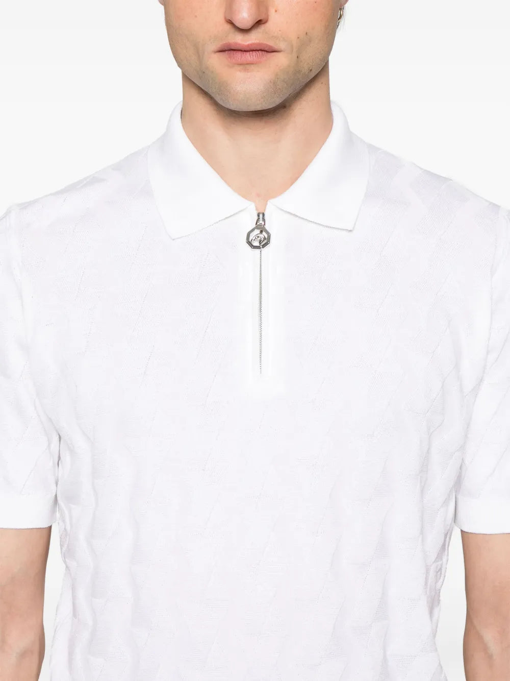 jacquard polo shirt