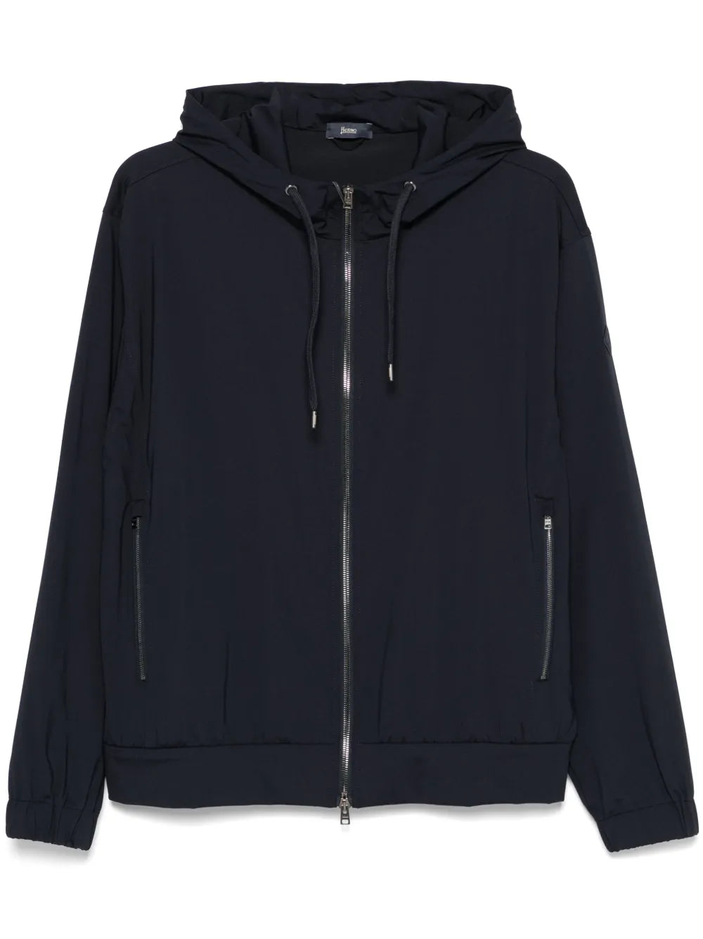logo-patch hoodie