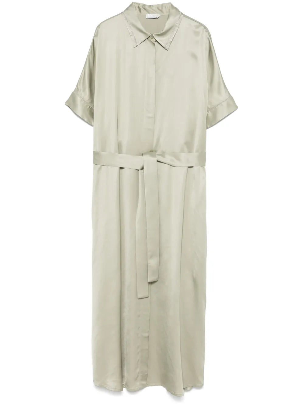 satin midi dress