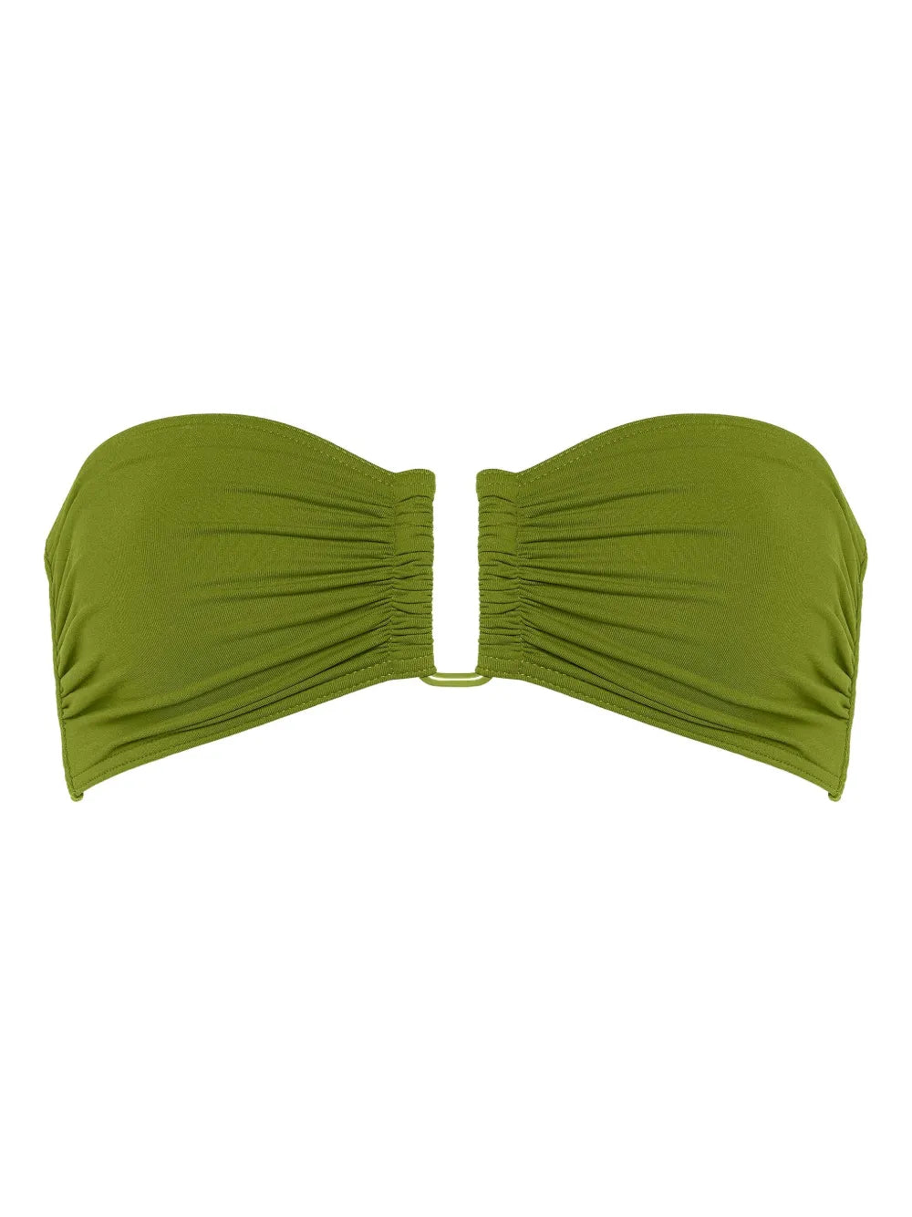 Show ruched bandeau bikini top