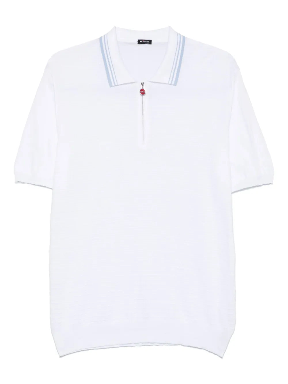 textured polo shirt