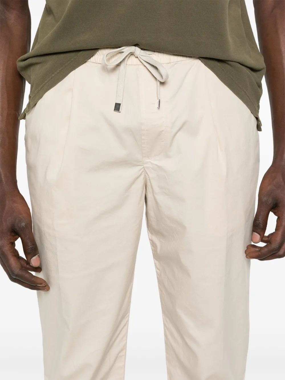 pleat-detail trousers