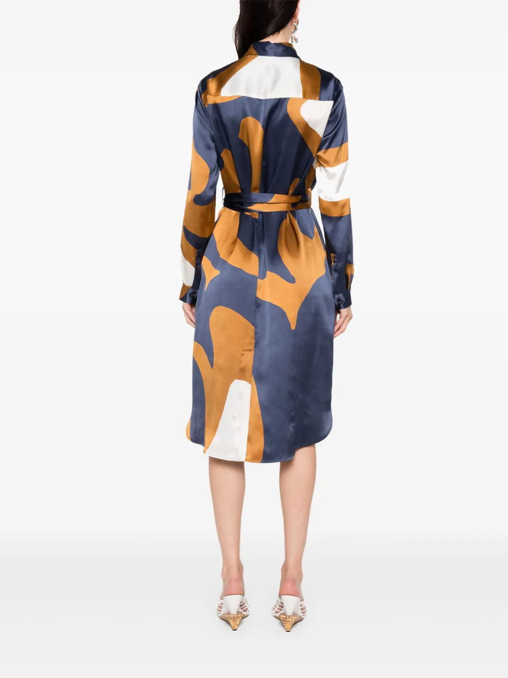 printed midi dress