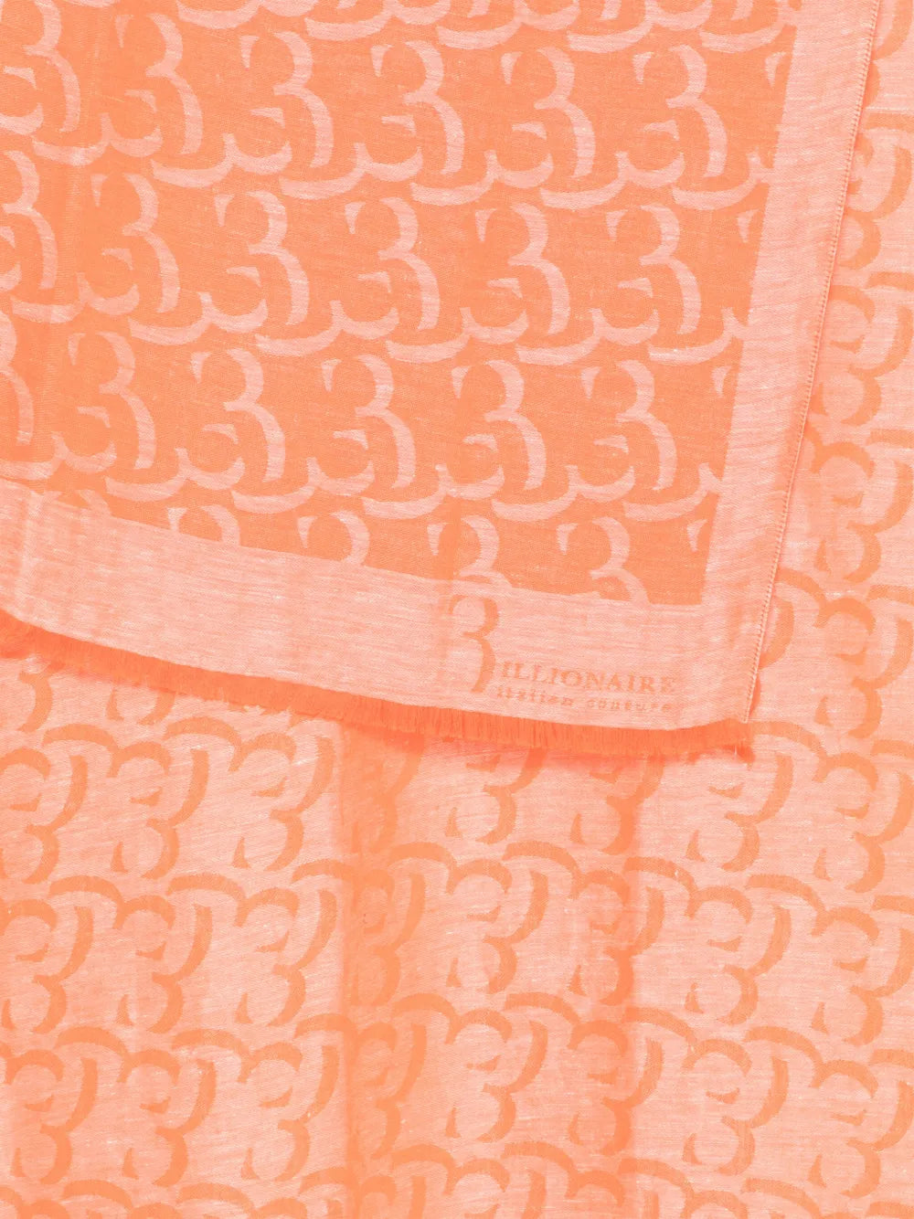 logo-print scarf