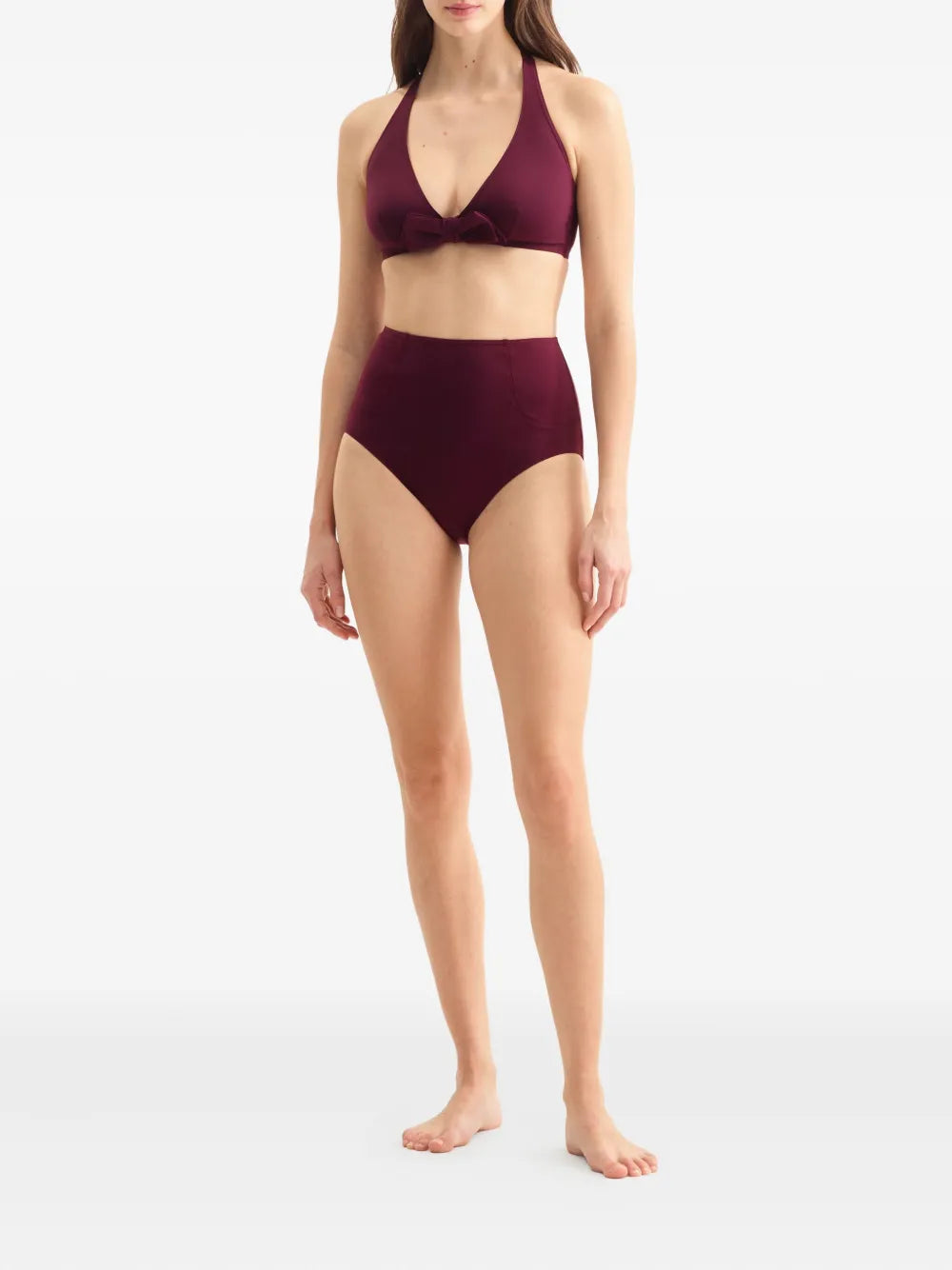 Misted high-waisted briefs