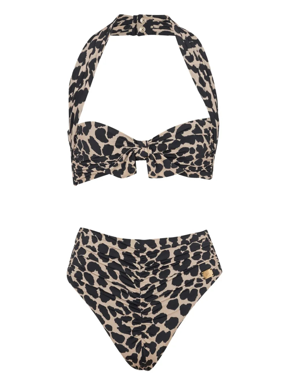 bikini de estampado de leopardo