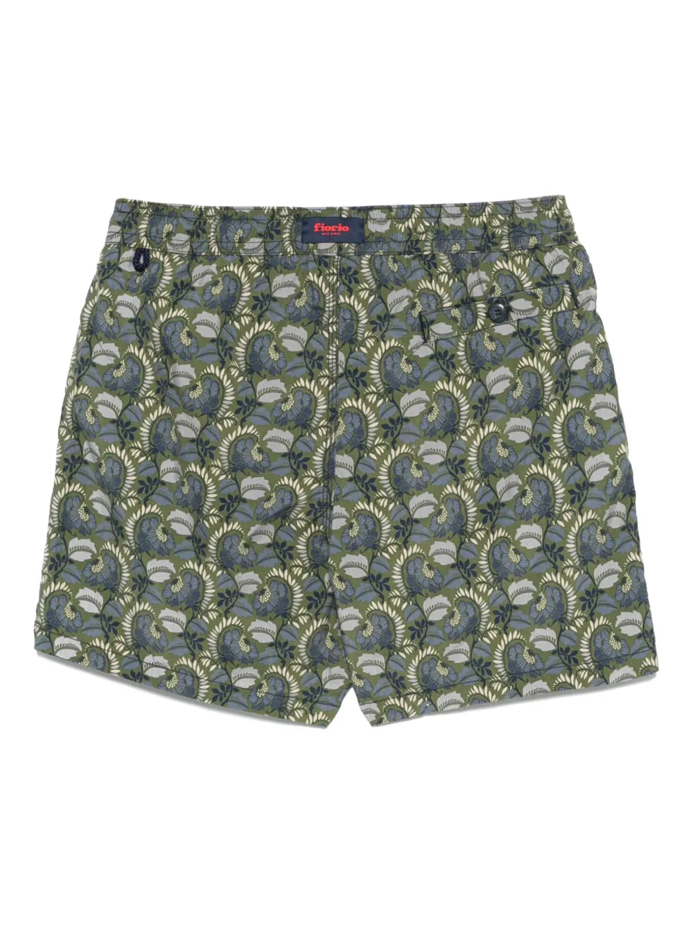 floral-print swim shorts