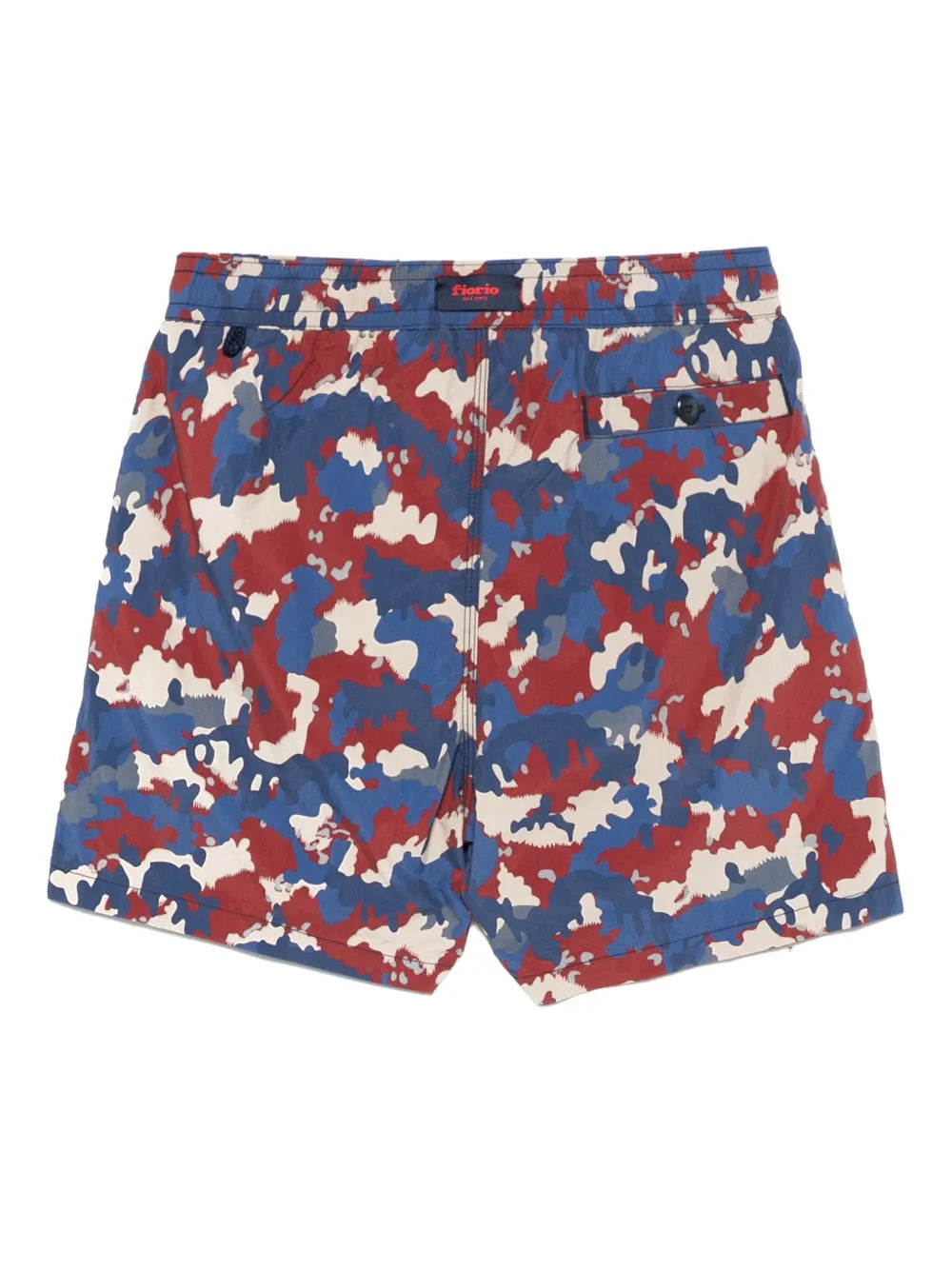 camo-print swim shorts