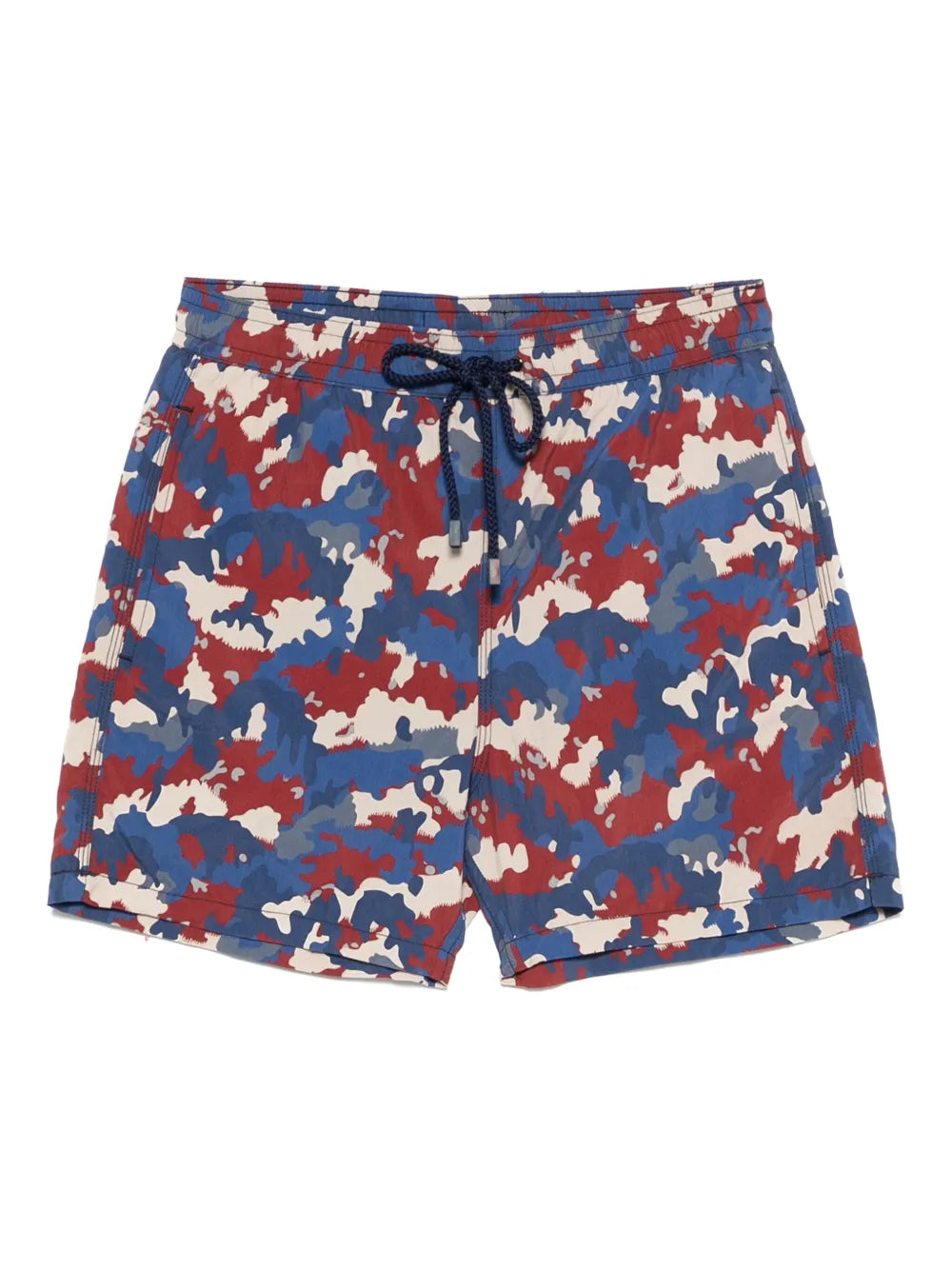camo-print swim shorts