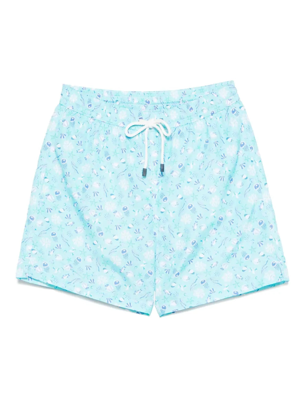sea-print swim shorts