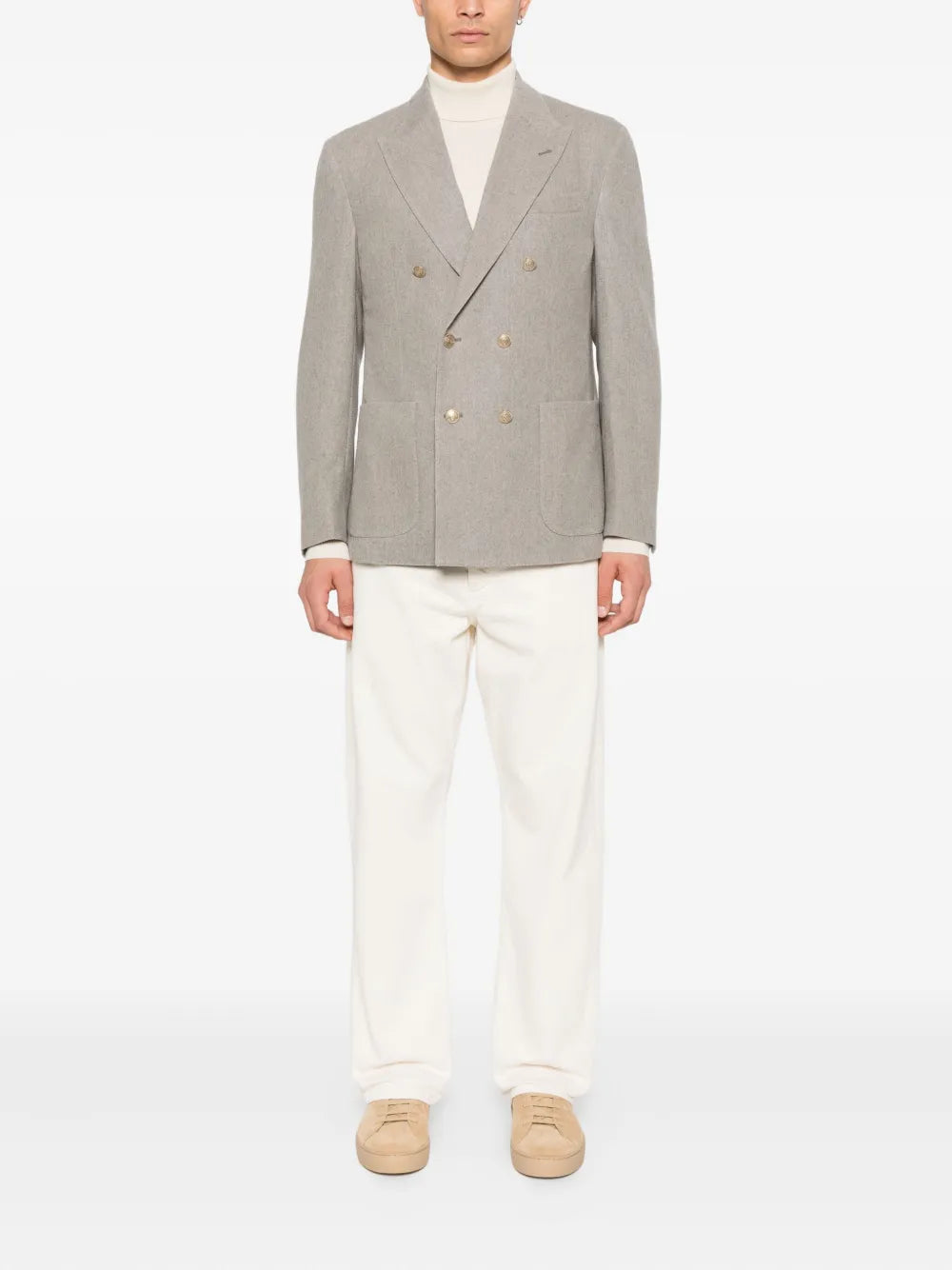 double-breasted blazer