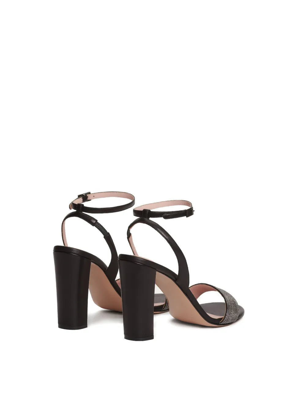 bead-embellished block-heel sandals