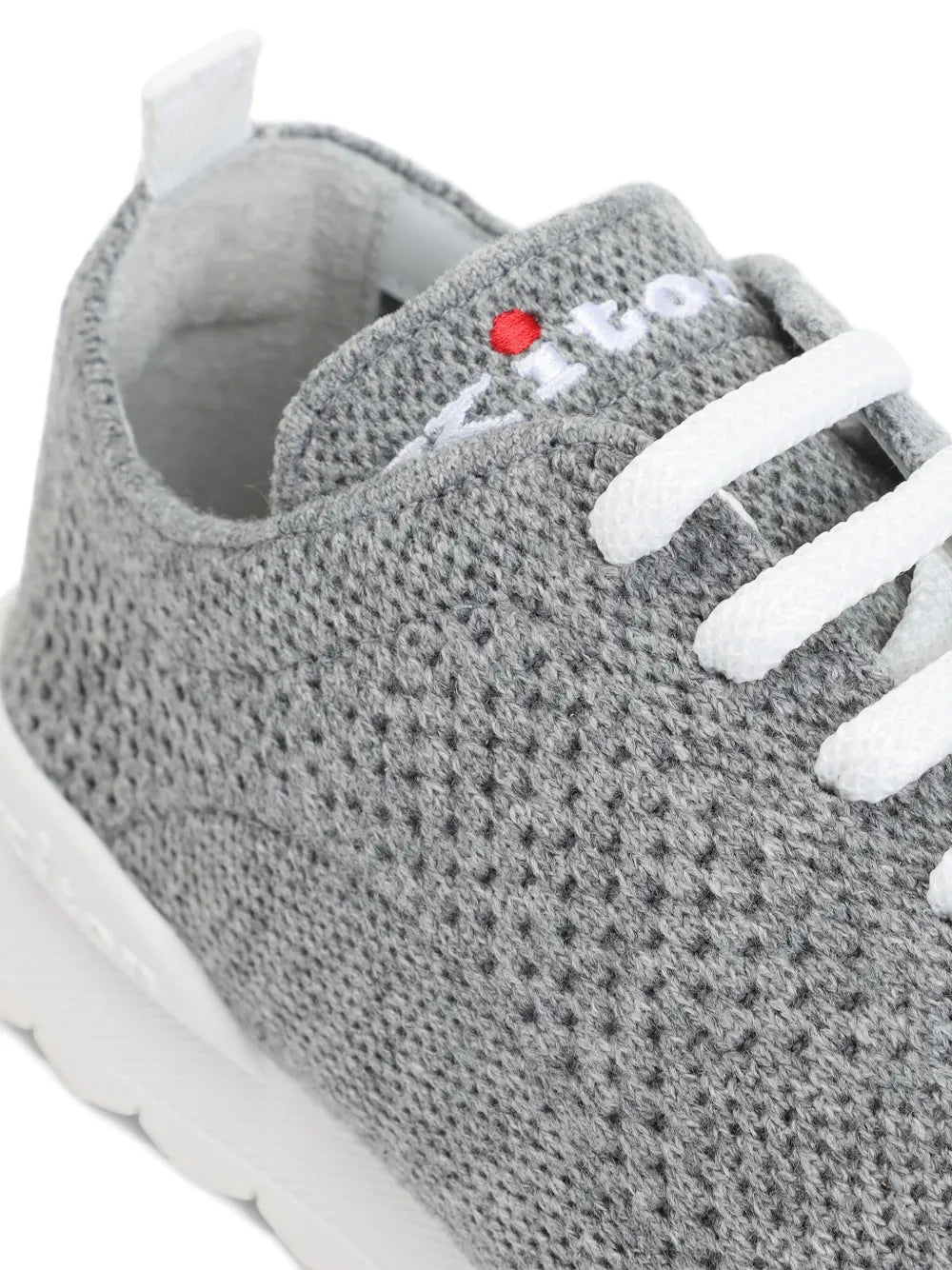 knitted lace-up sneakers