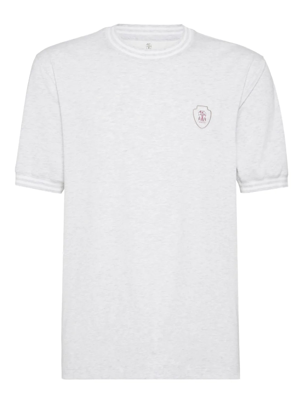 logo-embroidered crew-neck T-shirt