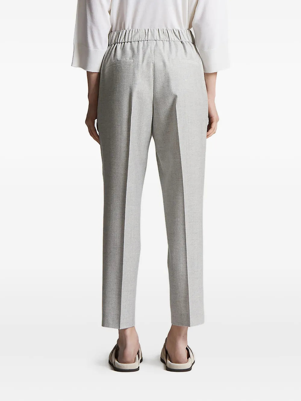 elastic-waist trousers