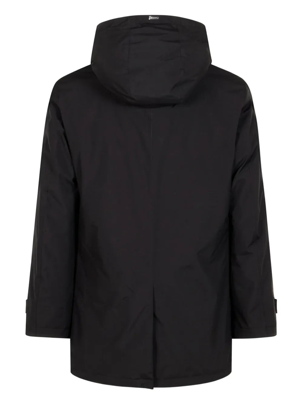 concelaled front hooded jacket