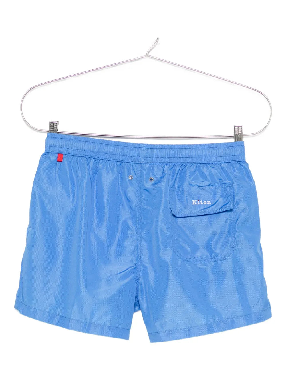 drawstring-waist swim shorts