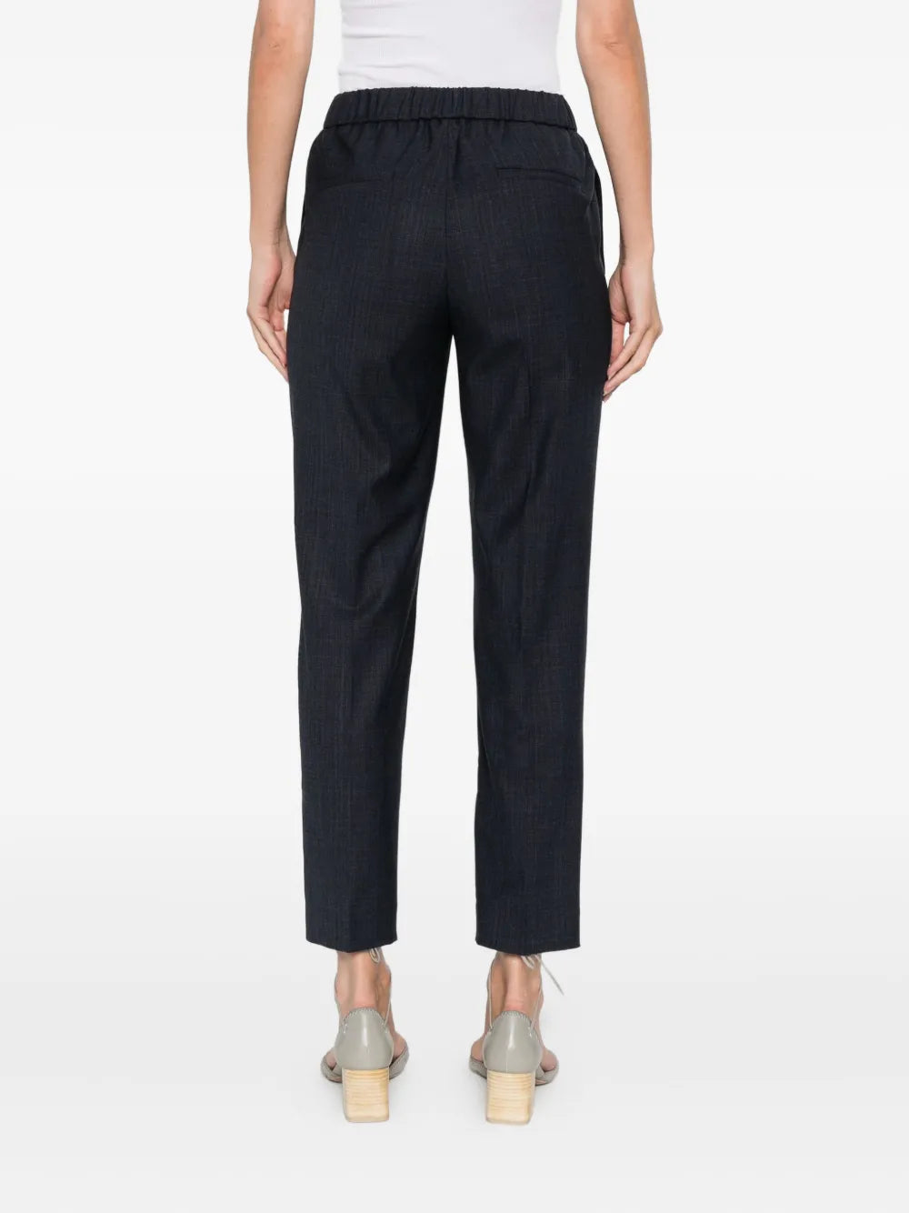 wool-blend trousers