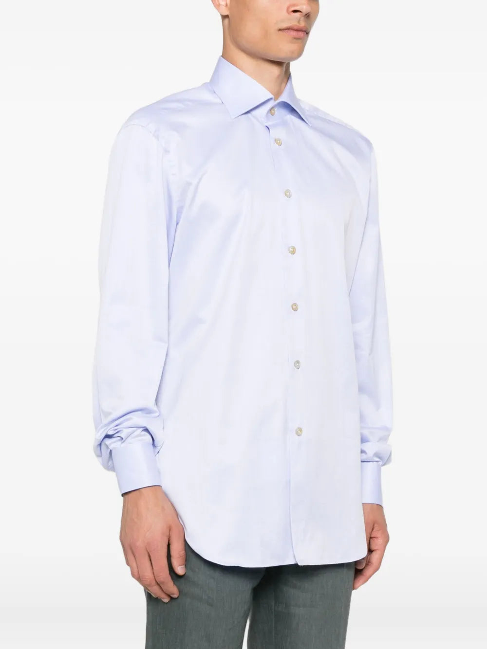 long-sleeve button-down shirt