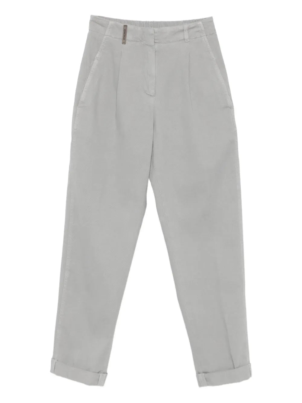 pleated-pocket trousers