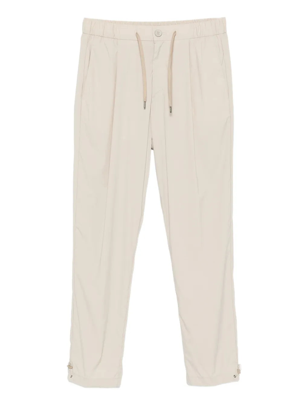 drawstring pleated trousers