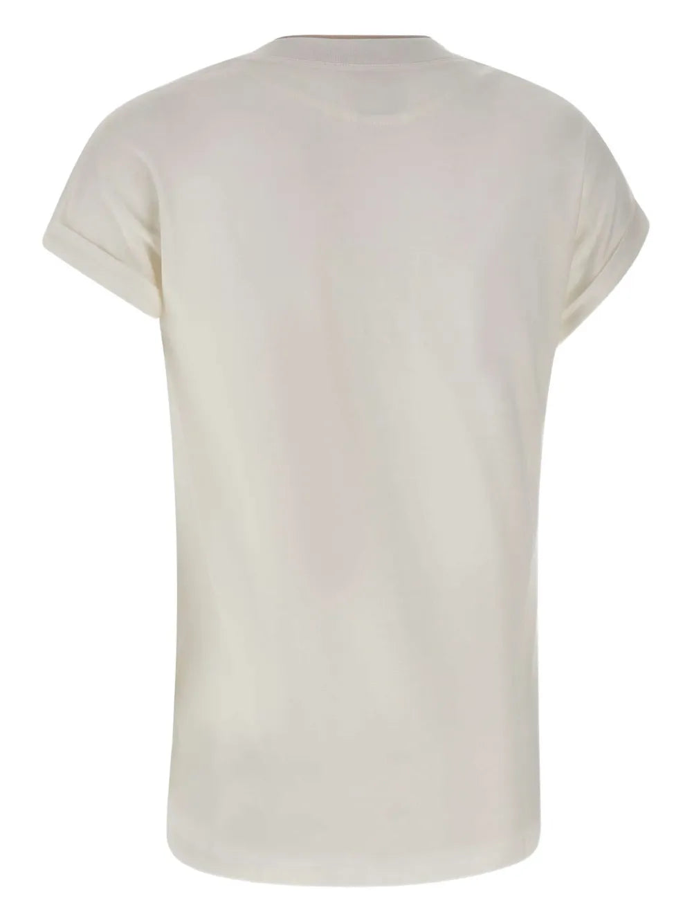 cuffed crew-neck T-shirt