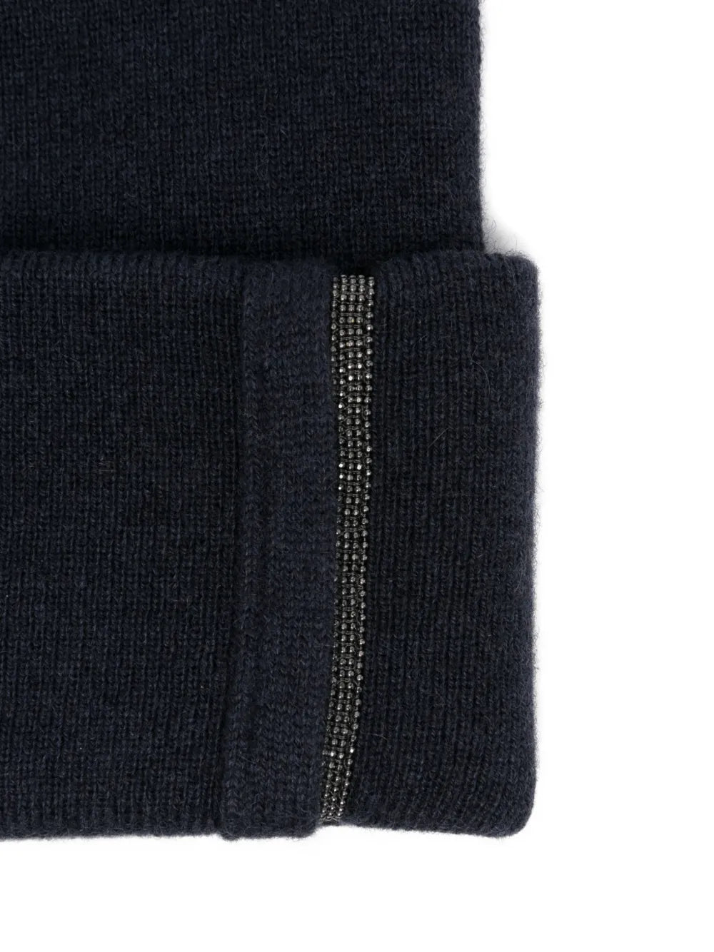 cashmere embellished beanie