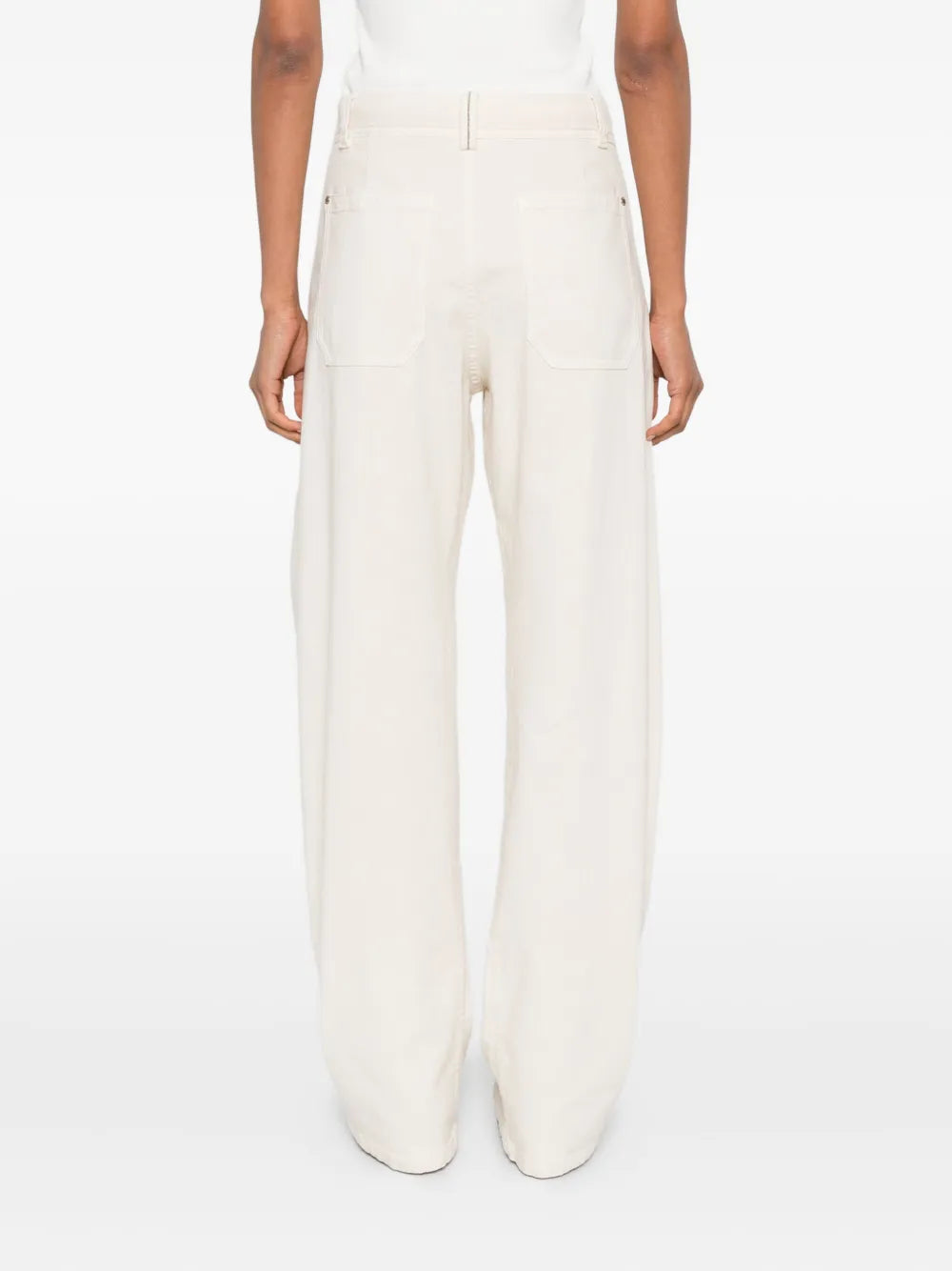 pleated pocket trousers