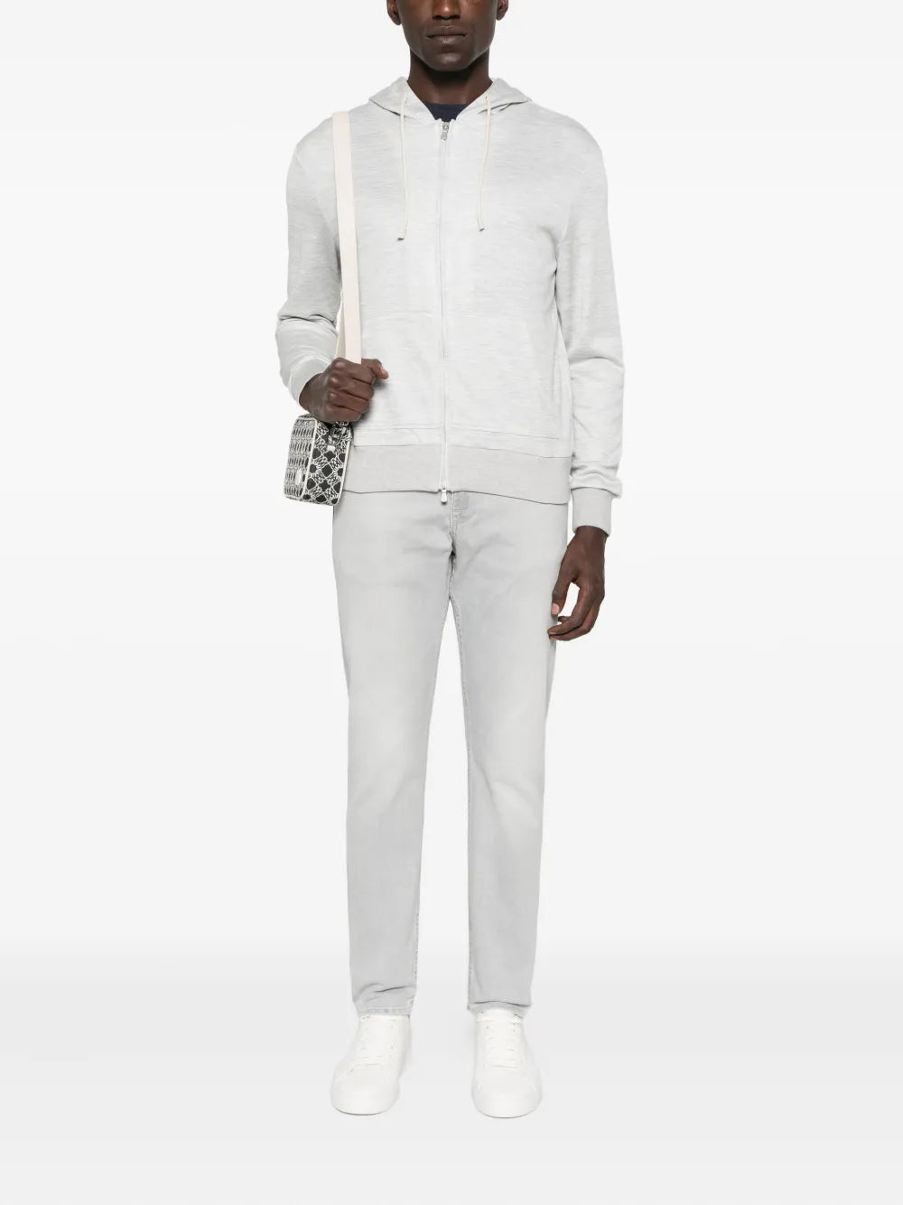 zip-up hoodie