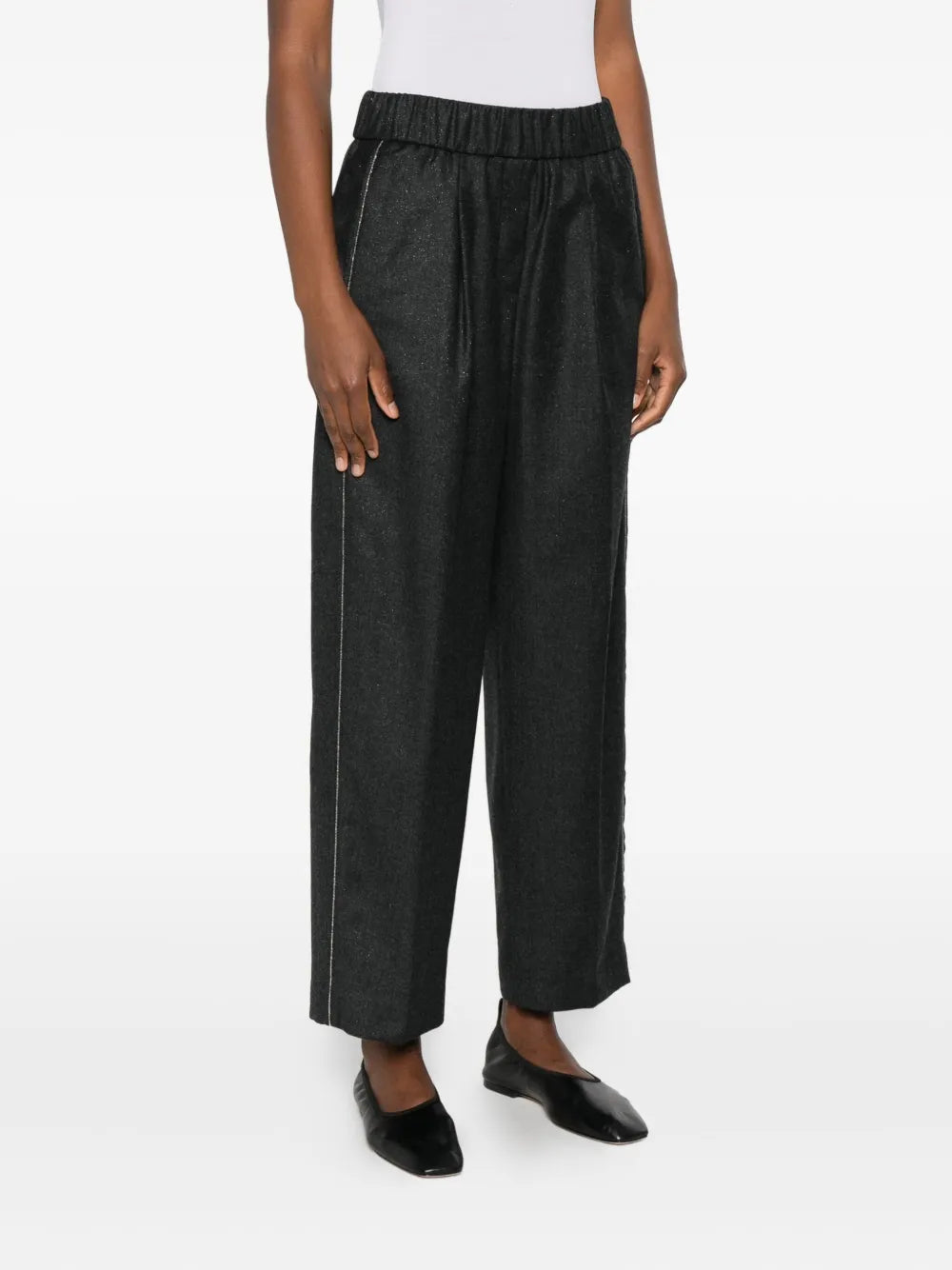 side-stripe trousers