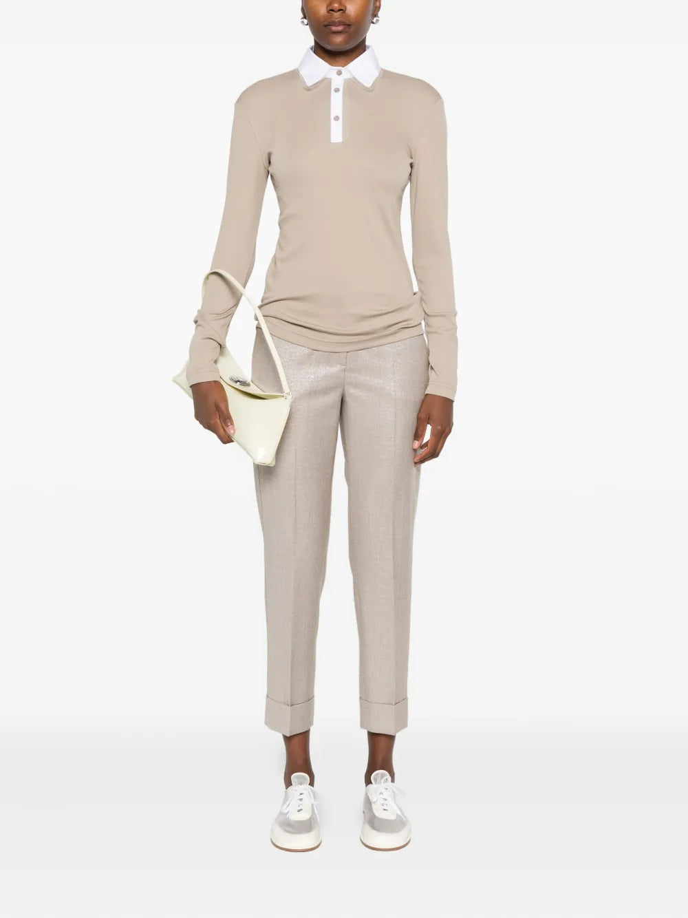 long-sleeve polo shirt