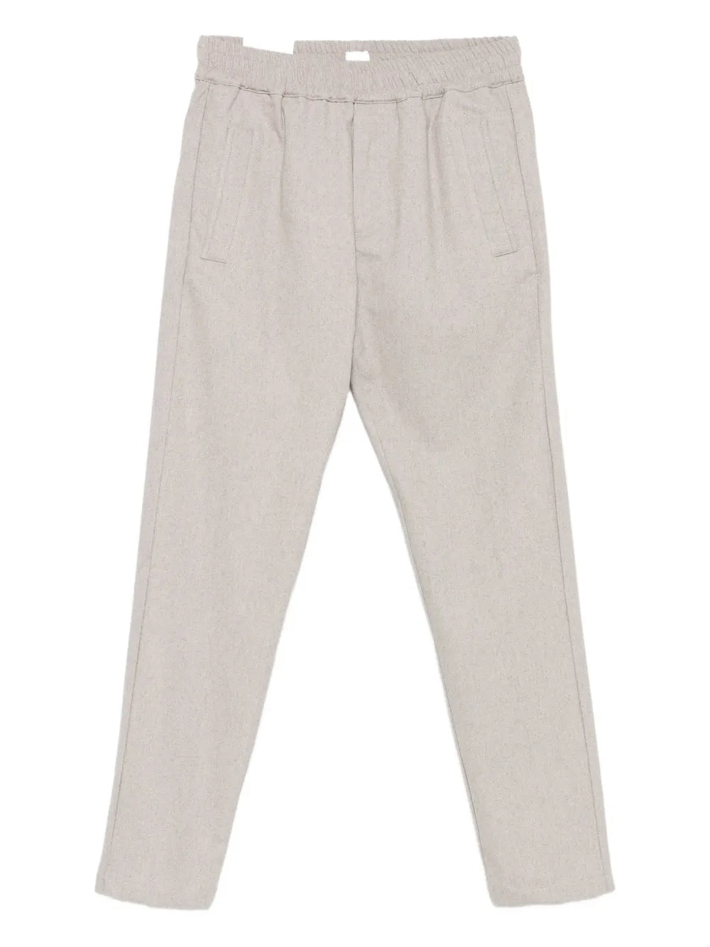 elastic-waistband trousers