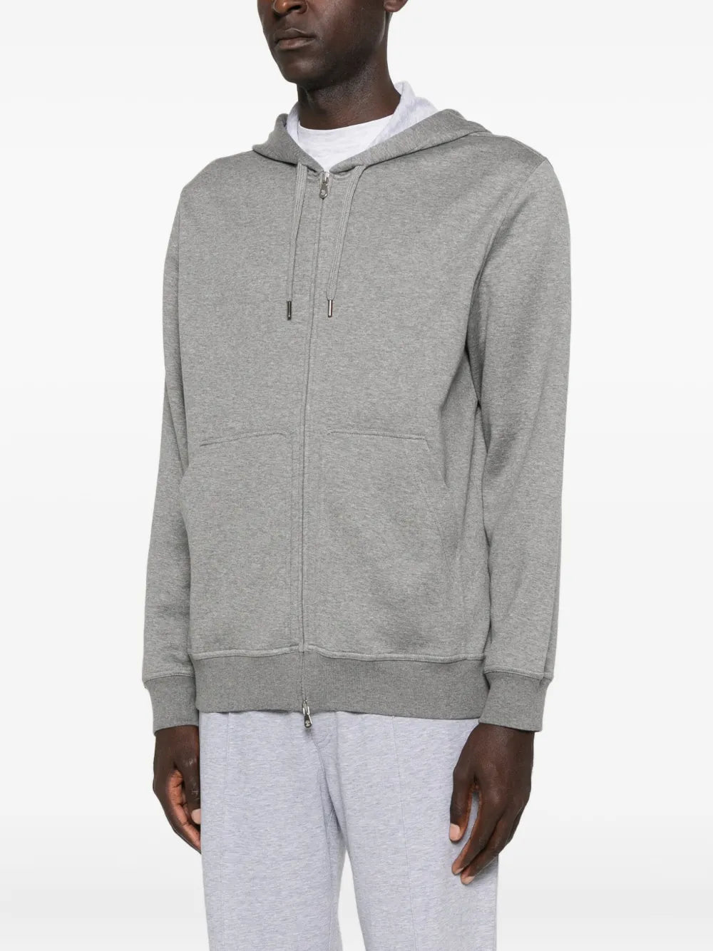 zip-up hoodie