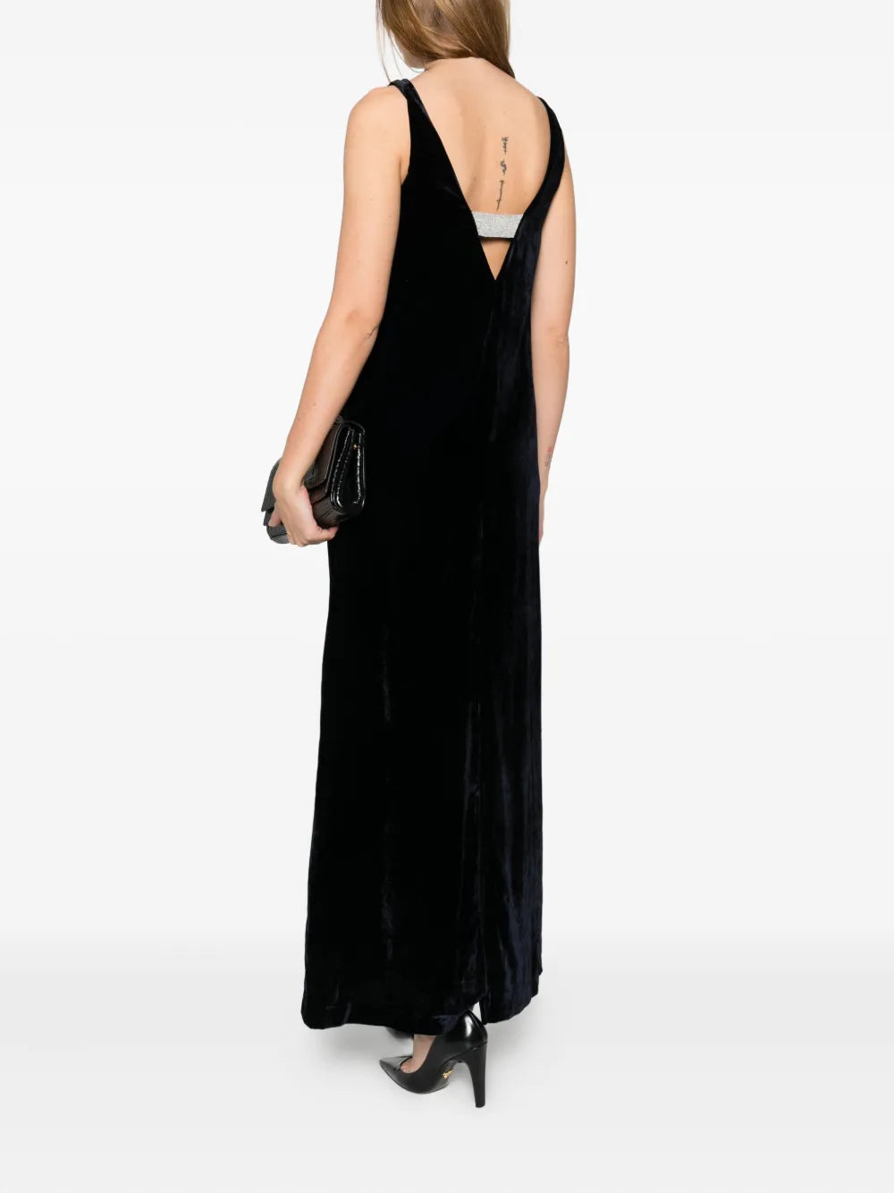 sleeveless maxi dress