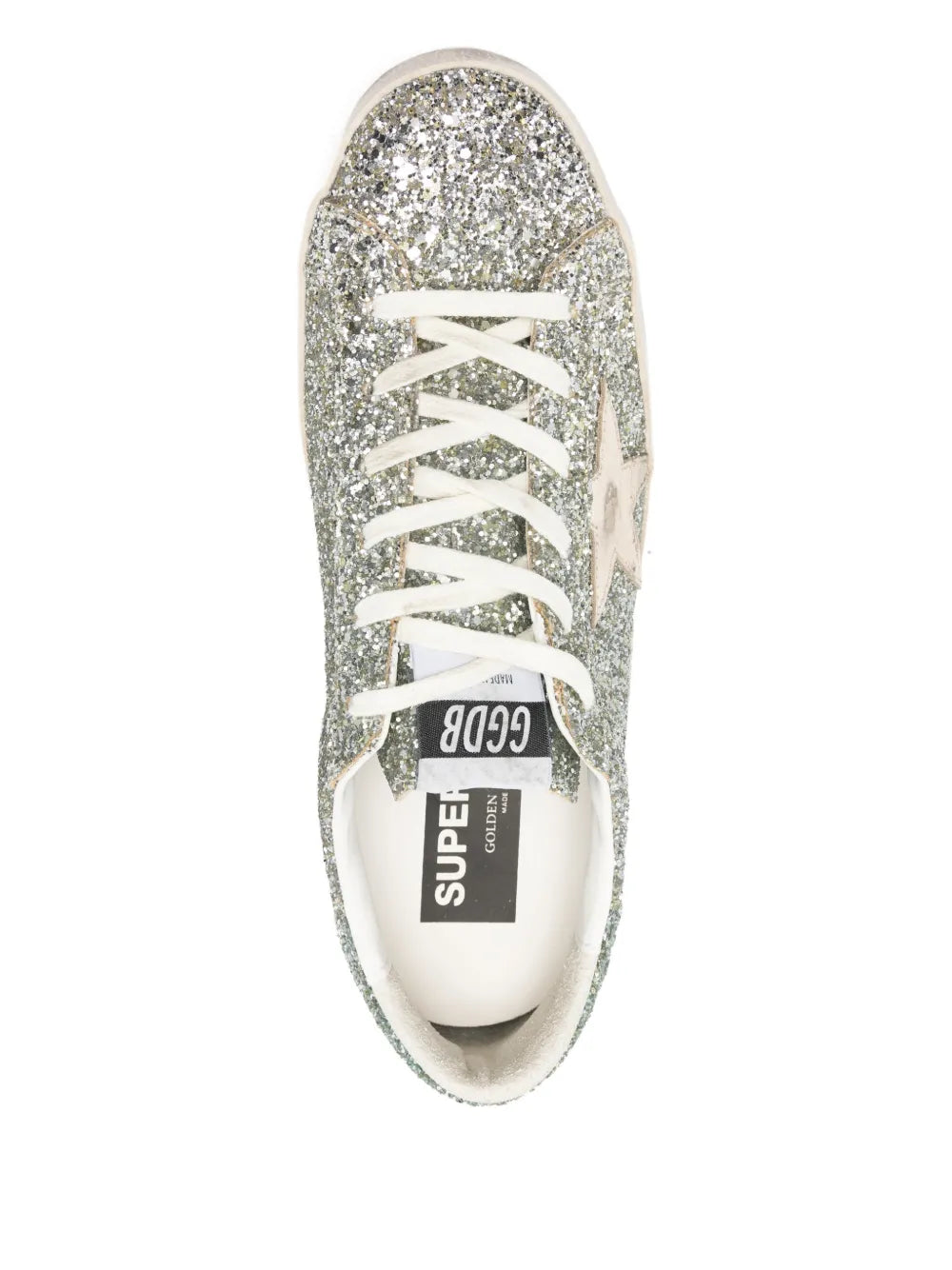 glitter star-detail sneakers