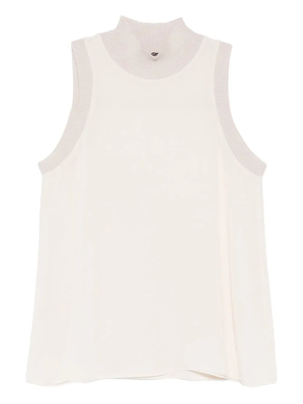 top acanalado de cuello alto