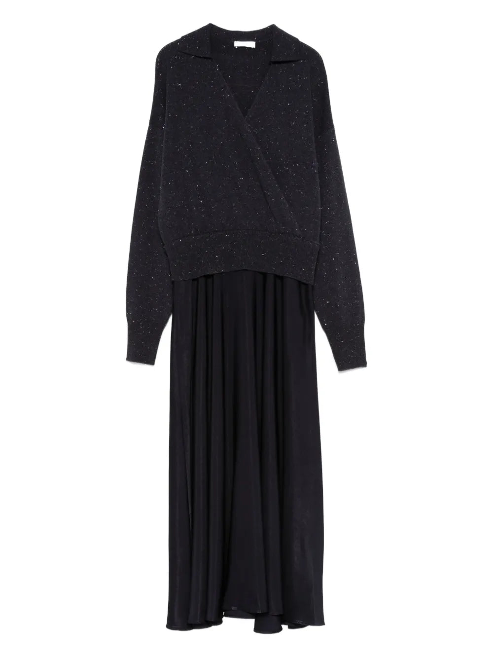panelled midi dress