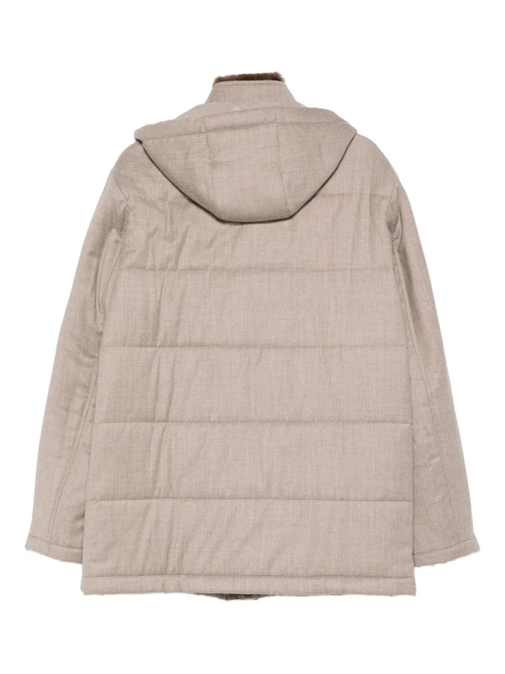 padded hooded jacket