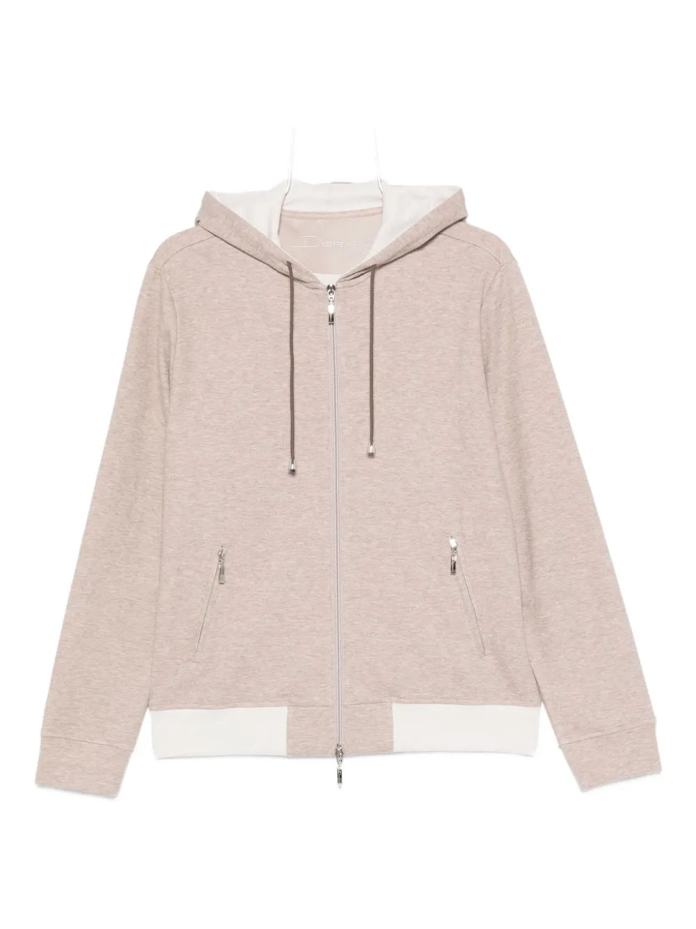 cashmere hooded cardigan