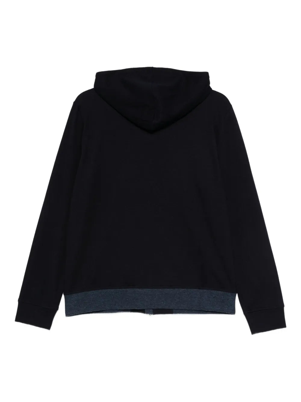 zip-fastening hoodie