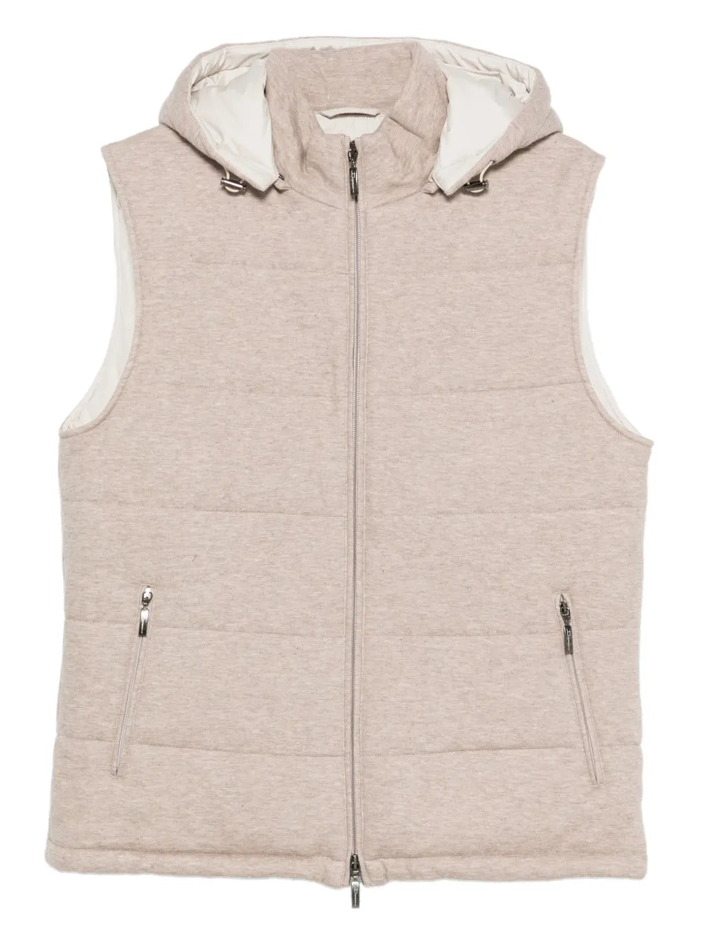 zip-fastening vest