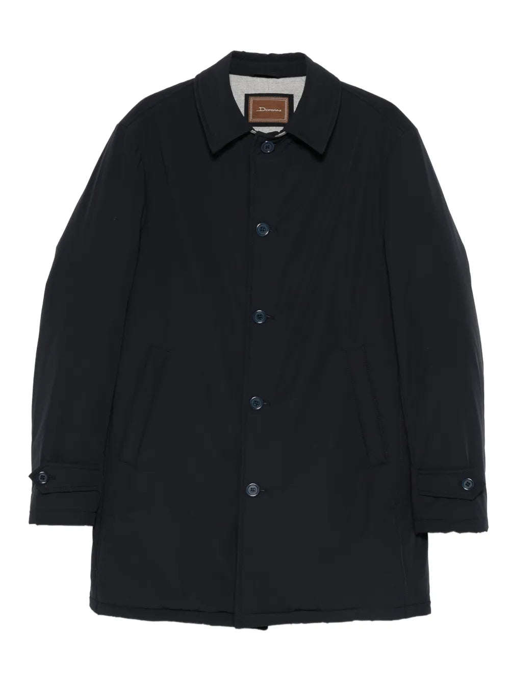 buttoned coat