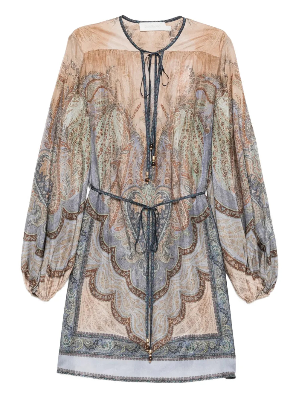 Minivestido con lazo en el cuello Wanderlust