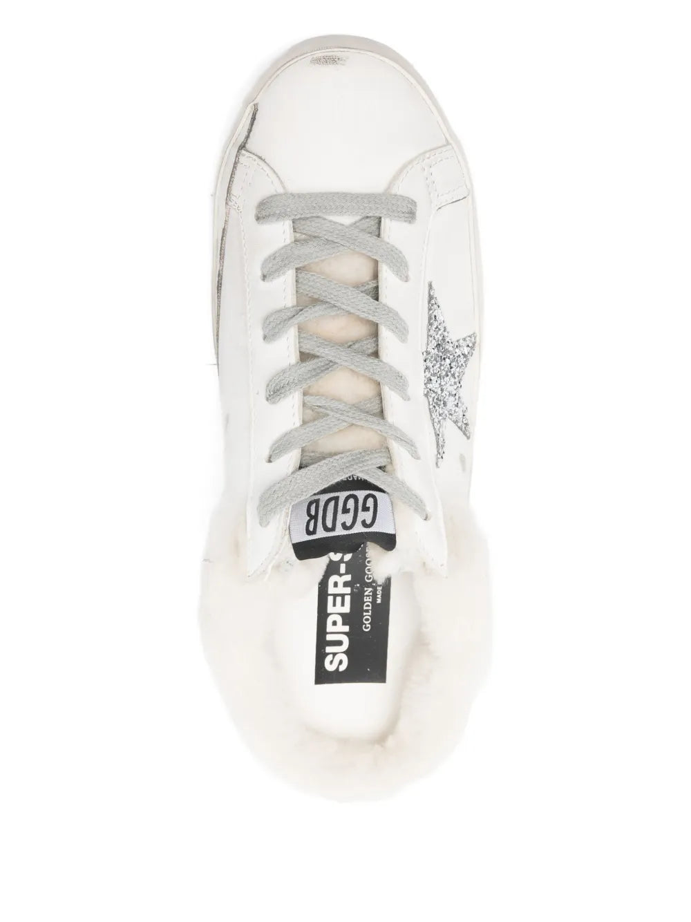 star-motif shearling sneakers
