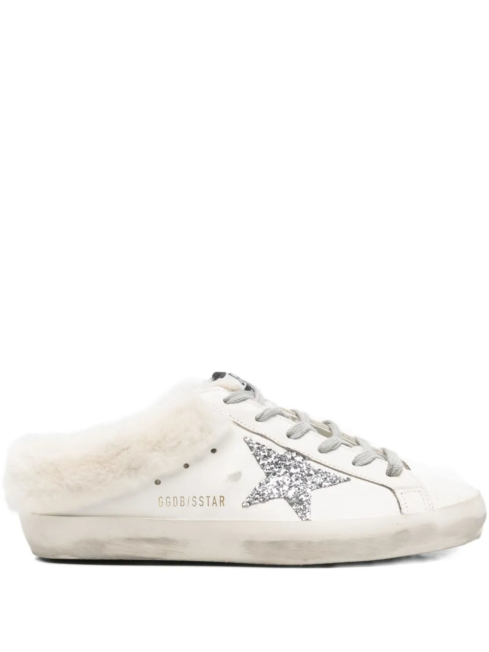 star-motif shearling sneakers