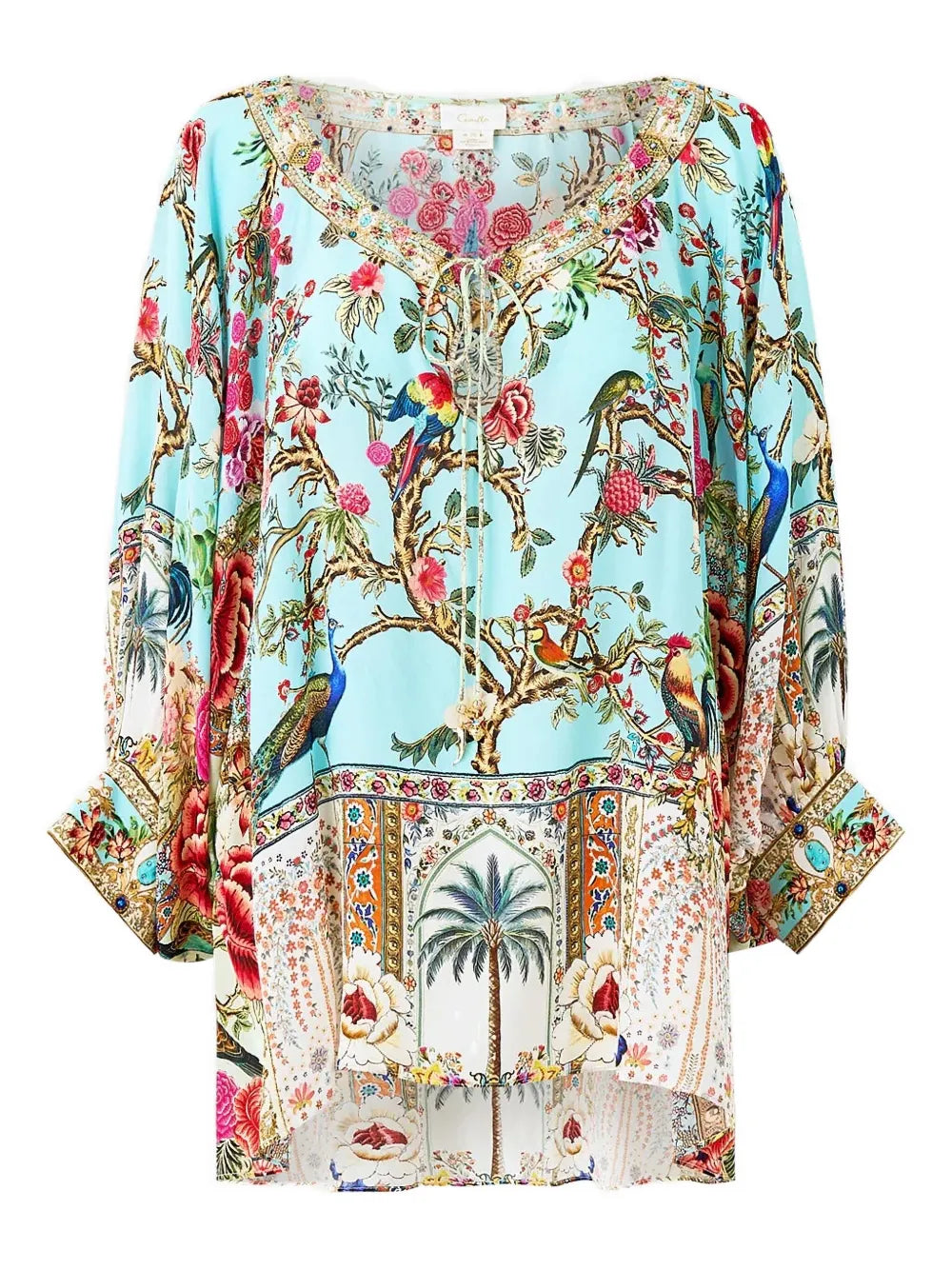 Sultans And Queens tie-detail blouse