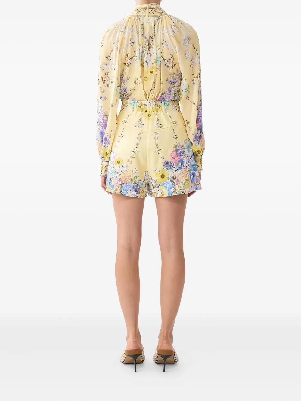 Darling Buds pleated shorts