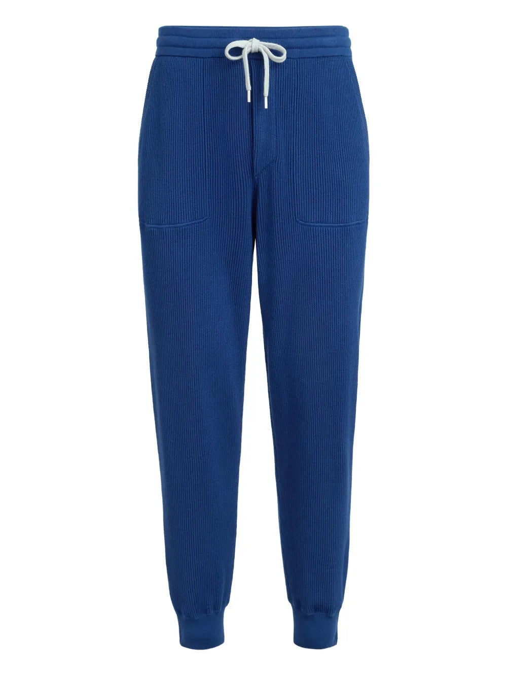 ribbed-knit track pants