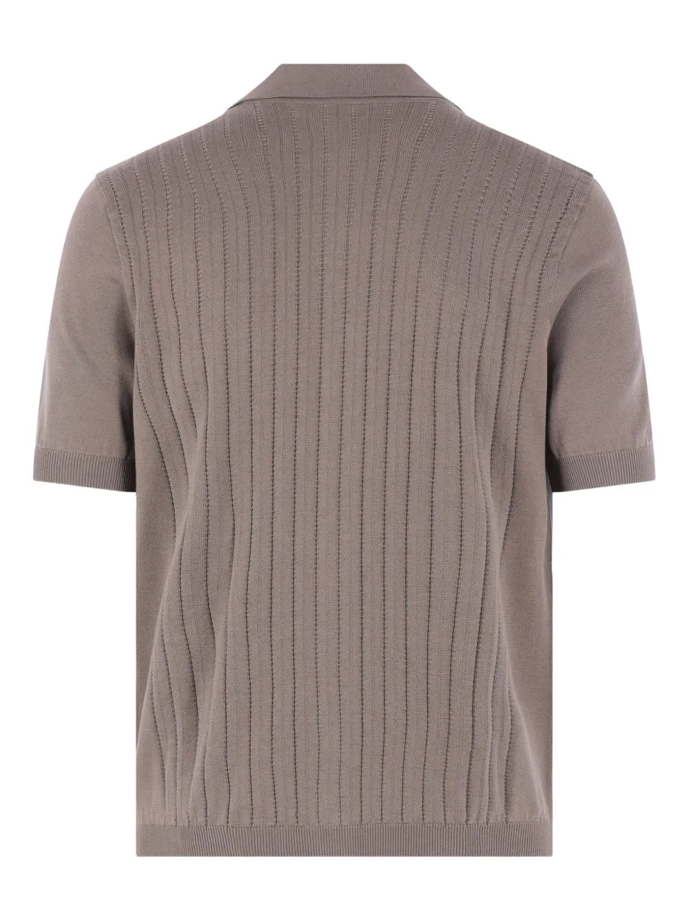 ribbed buttoned shirt
